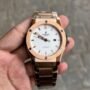 Hublot Automatic Japanese Machine watch (Golden with White Dial)